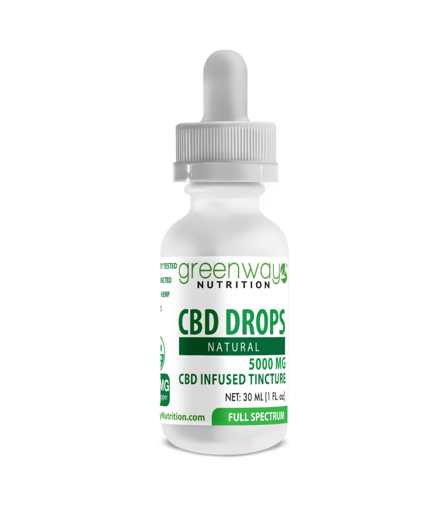 Cbd Full Spectrum Natural 5000mg Drops Greenway Nutrition